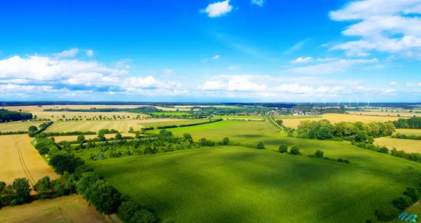 Топографическая съемка земельного участка - аэрофото местности